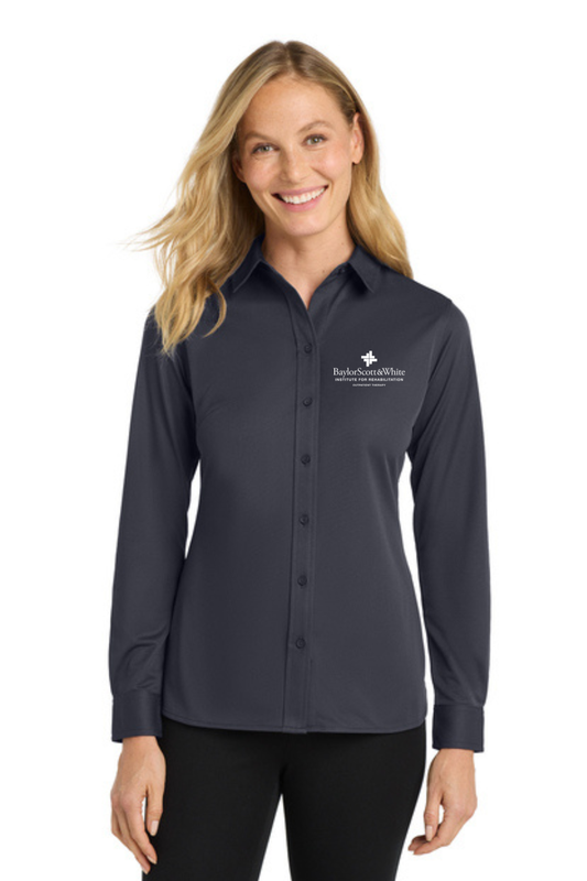 Port Authority® Women's Dimension Knit Dress Shirt